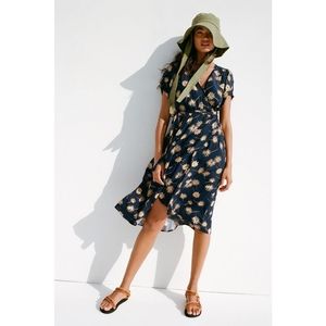 Urban Outfitters - Alto Midi Wrap Dress - S